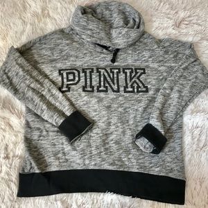 PINK cowl neck sweatshirt